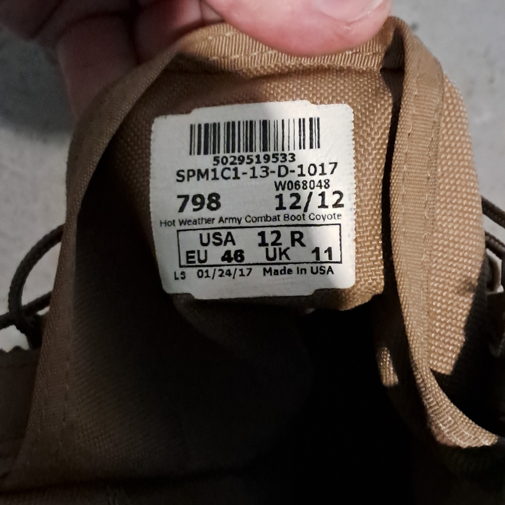 Hot Weather Army Combat Boots